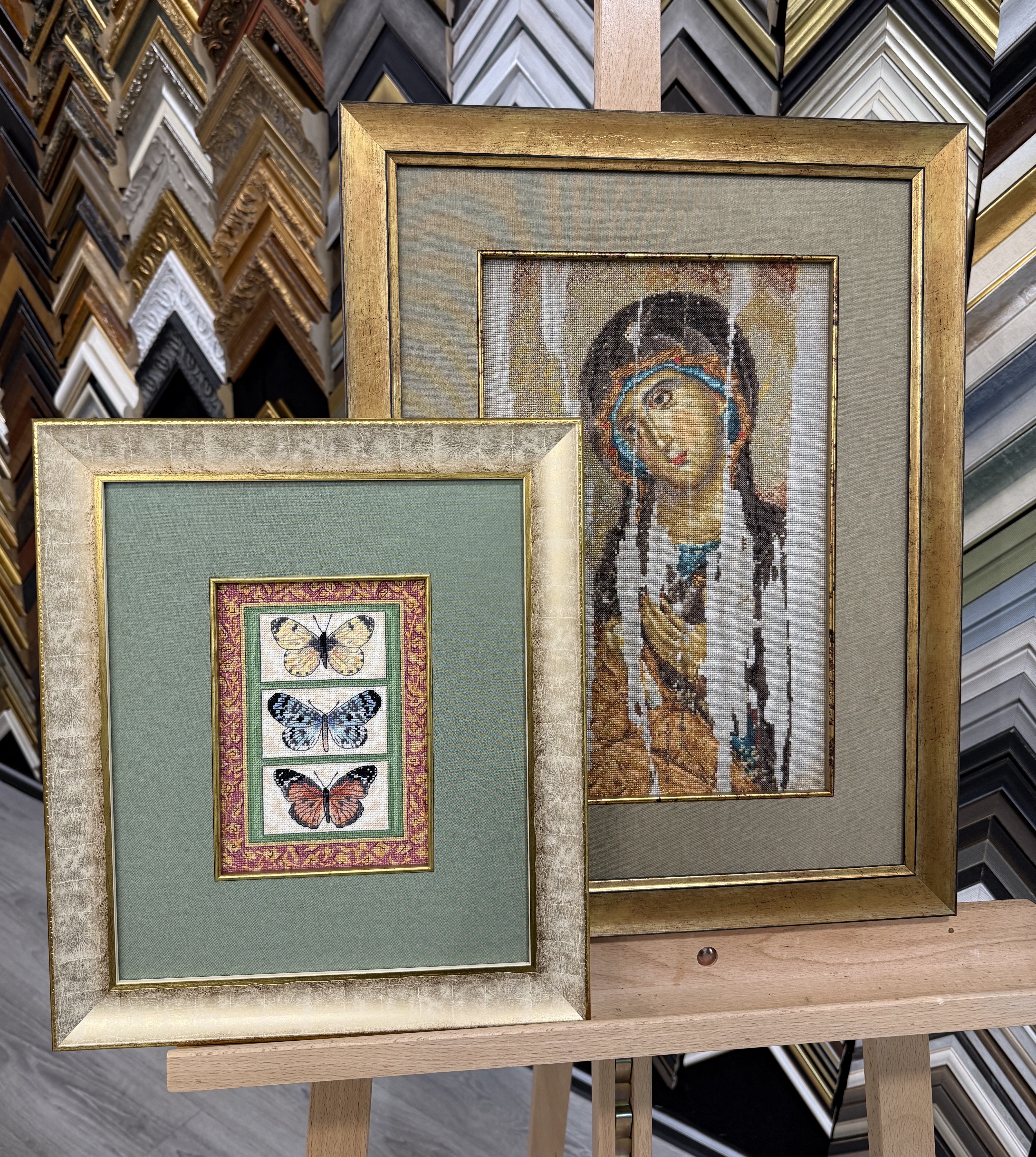 ОФОРМЛЕНИЕ ВЫШИВКИ В БАГЕТ